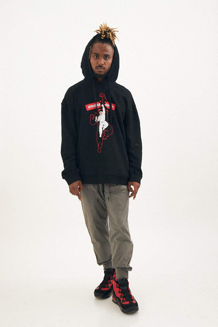 HOODIE STREET FIGHTER RYU BLACK