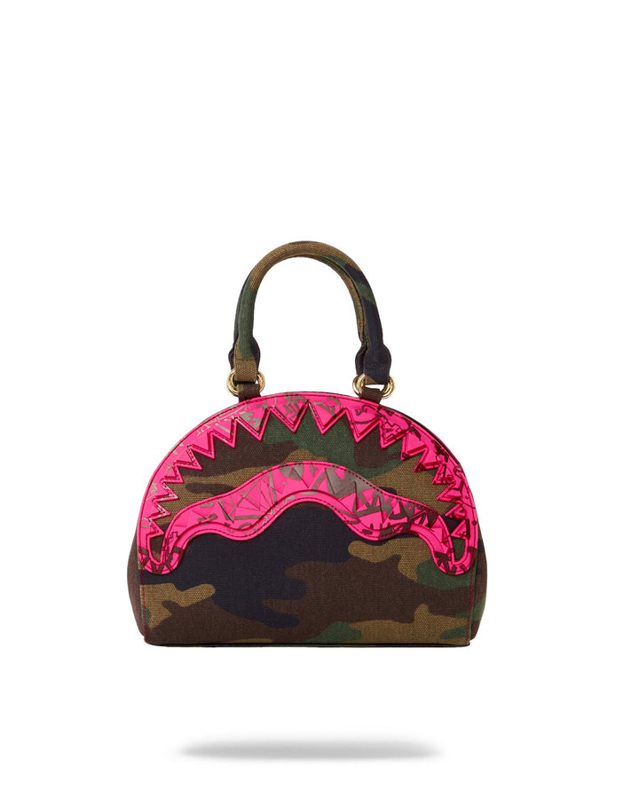 CAMO PINK SHARK HANDBAG