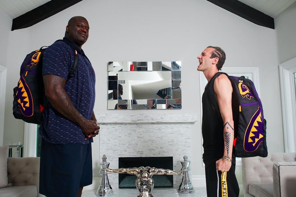 Sprayground & Shaq Just Launched The Largest Backpack Ever