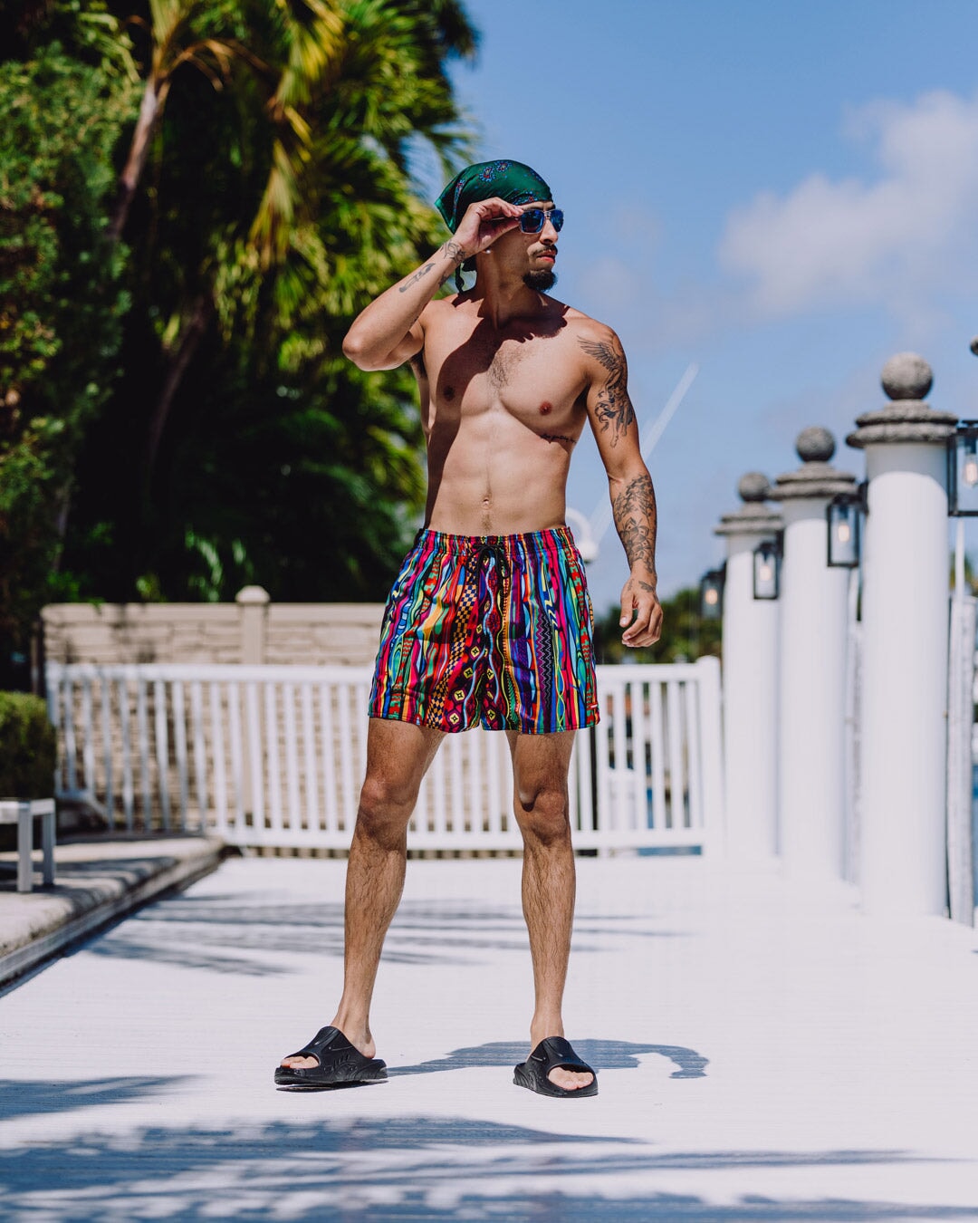 BIG PAPPI PATTERN SWIM SHORT