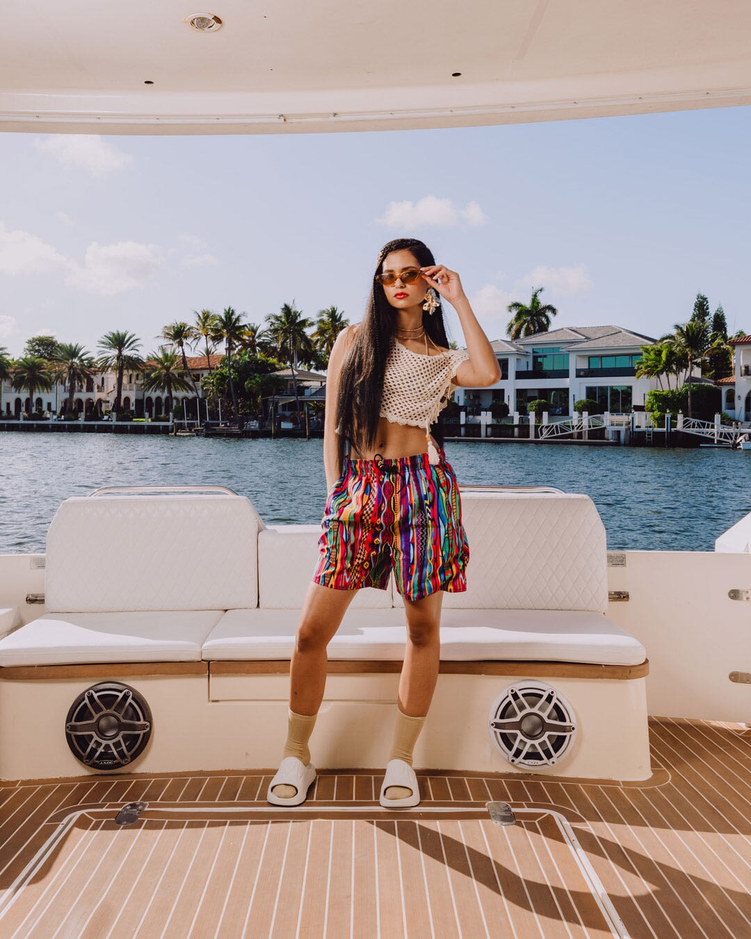 BIG PAPPI PATTERN SWIM SHORT