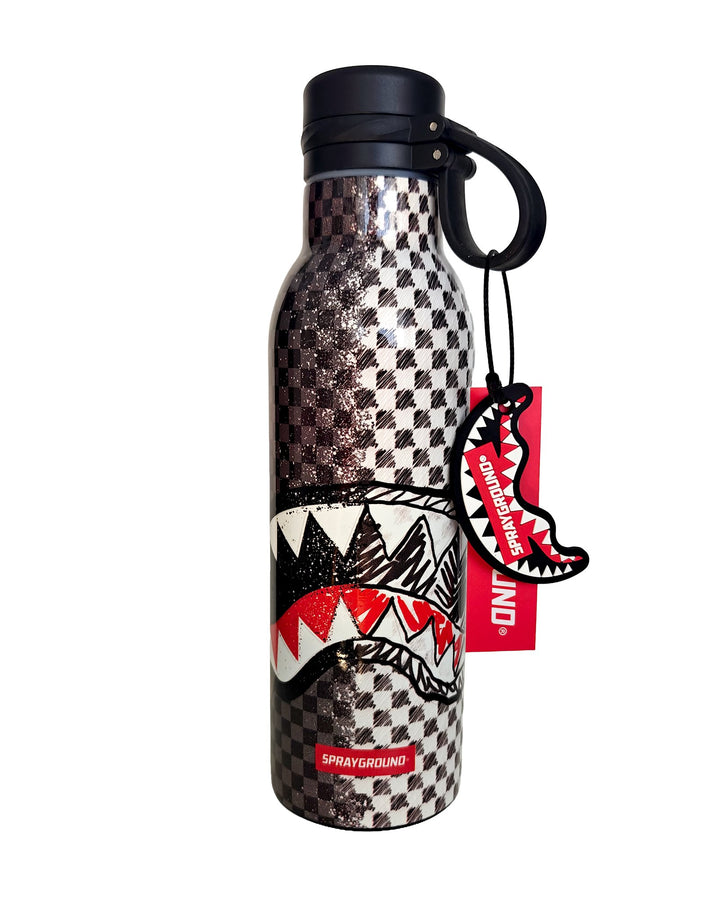 DOODLE CHECK SPLIT WATER BOTTLE