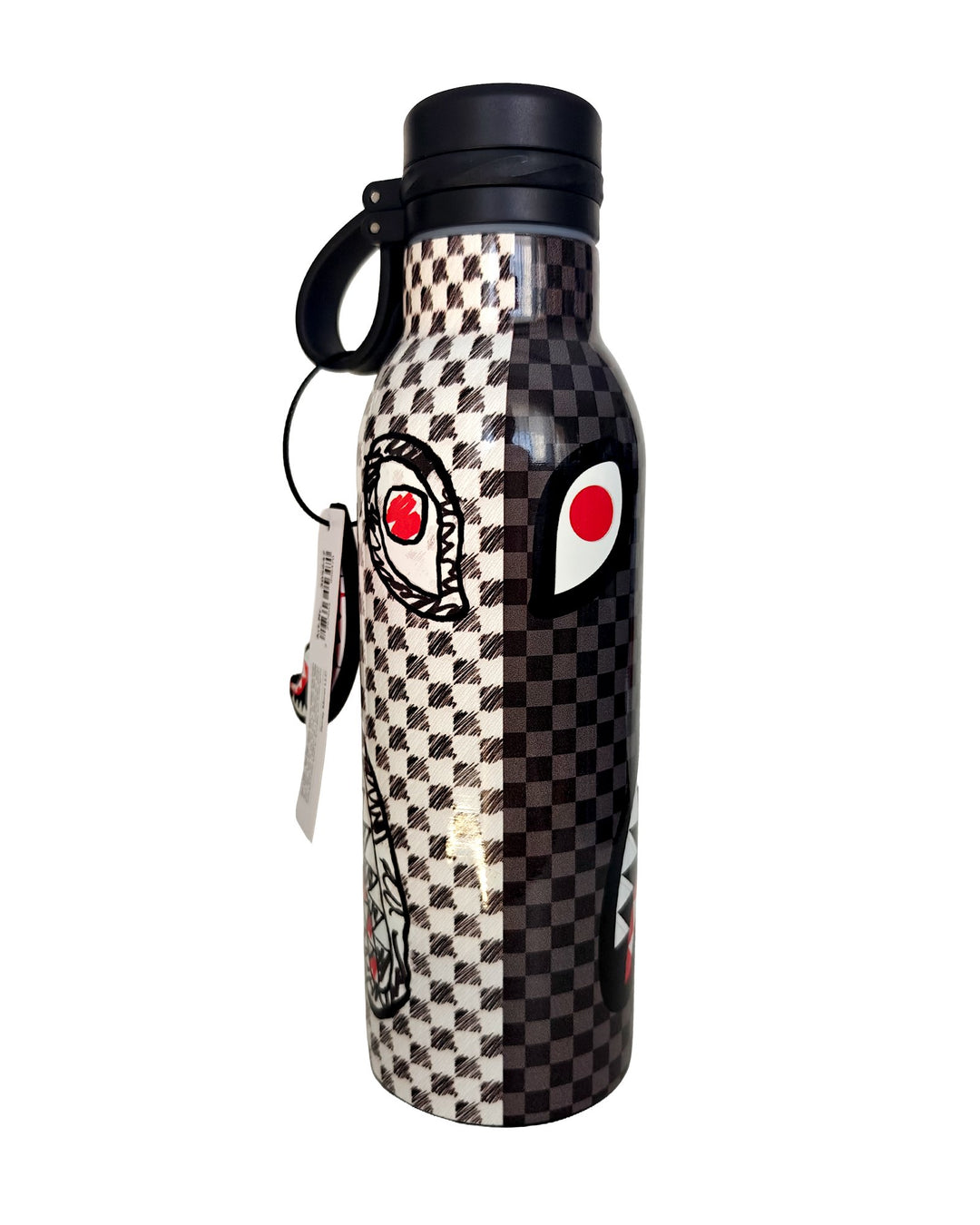 DOODLE CHECK SPLIT WATER BOTTLE
