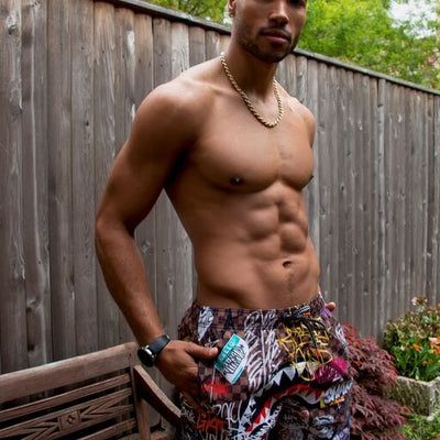 TAGGED UP SWIM SHORT