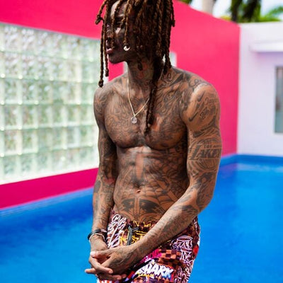 TAGGED UP SWIM SHORT