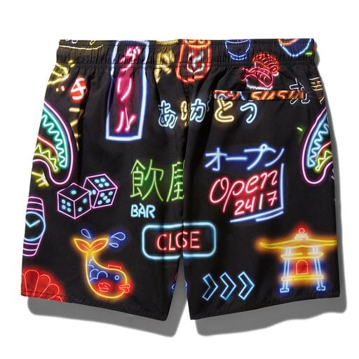 NEON LIGHTS SWIM SHORT