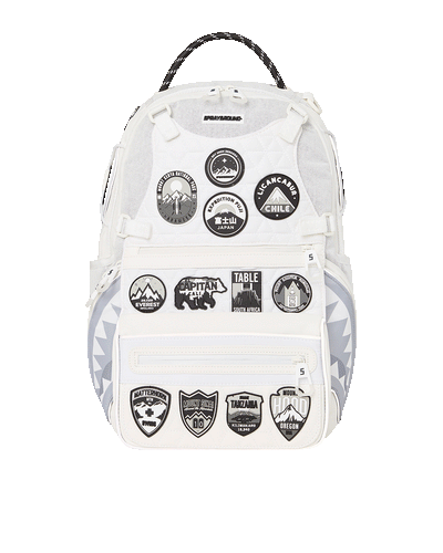 SPRAYGROUND WHITE OUT EXPEDITION BACKPACK