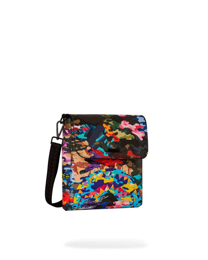 SLICED & DICED CAMO MESSENGER SLING