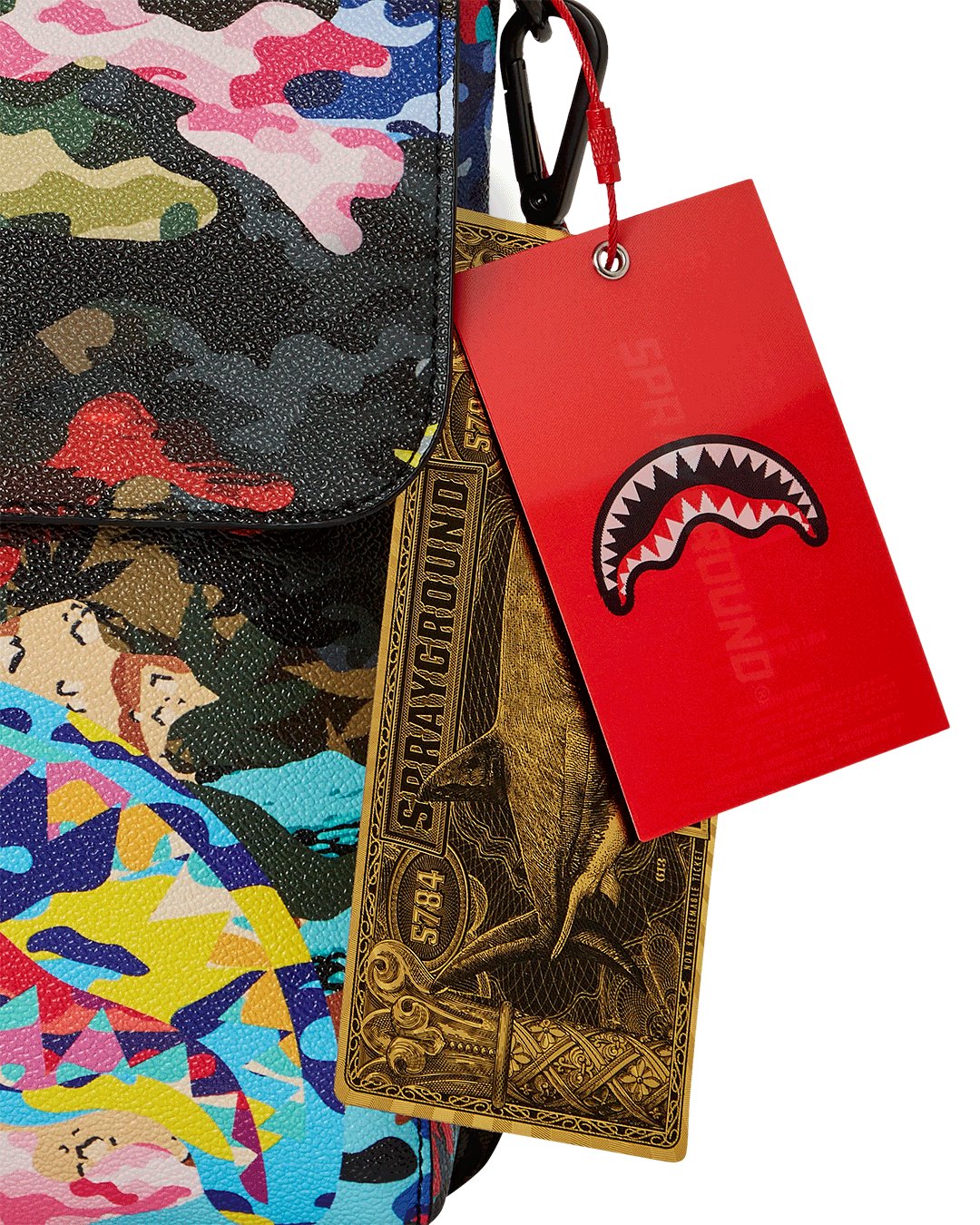 SLICED & DICED CAMO MESSENGER SLING