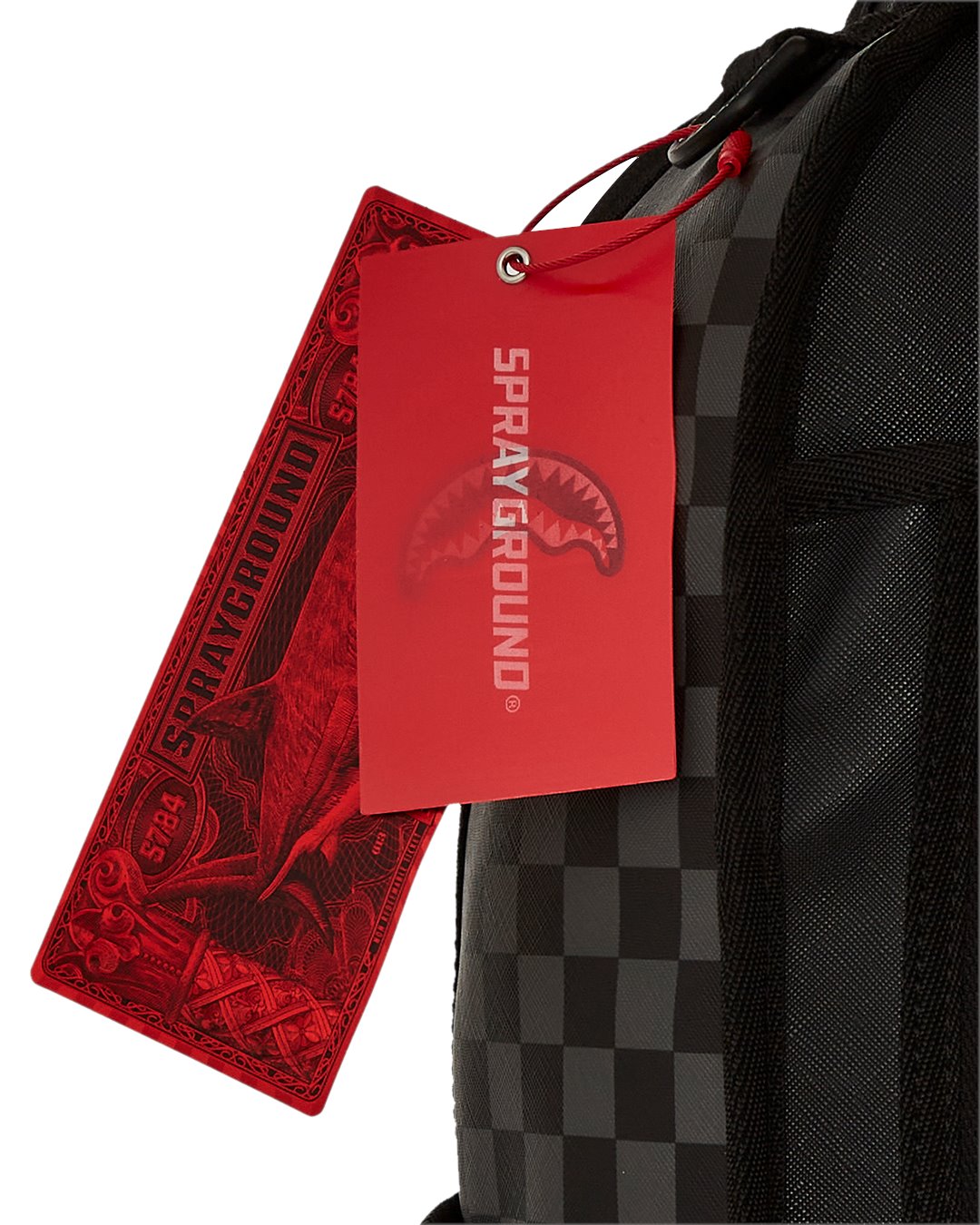 METALLIC DRIP SHARKS IN PARIS DLXSV BACKPACK