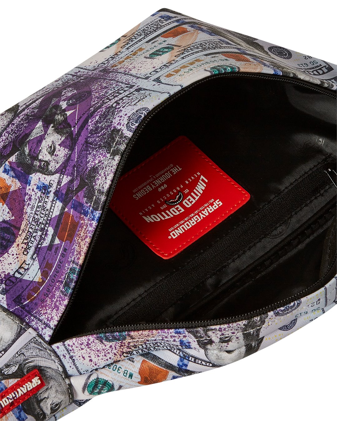 MONEY SPLAT SAVVY CROSS-BODY