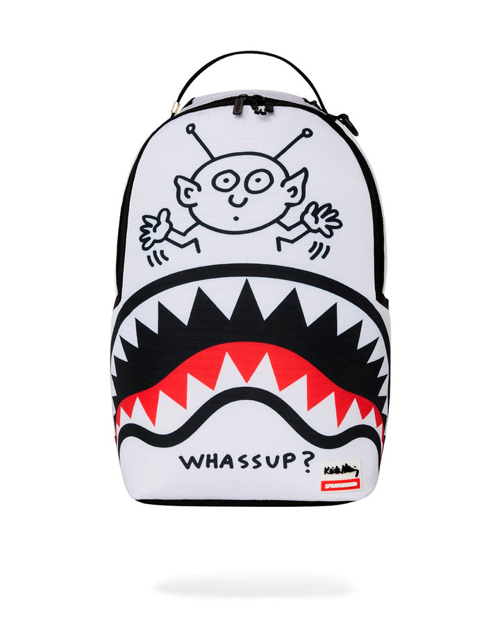 KEITH HARRING EMBOSSED SHARK HANDBAG DLXSV BACKPACK