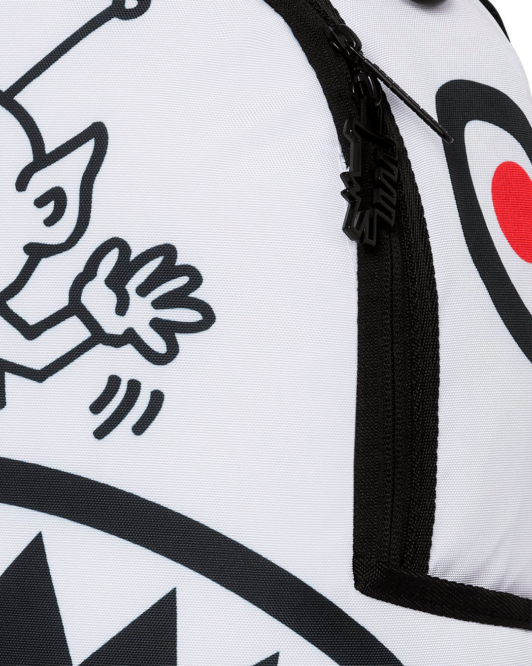 KEITH HARRING EMBOSSED SHARK HANDBAG DLXSV BACKPACK