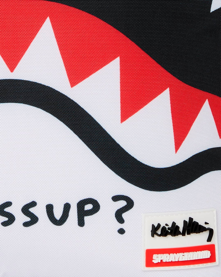 KEITH HARRING EMBOSSED SHARK HANDBAG DLXSV BACKPACK