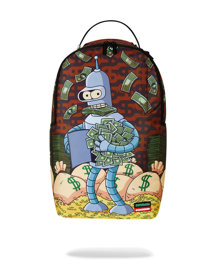 FUTURAMA BENDER MONEY DLXR BACKPACK
