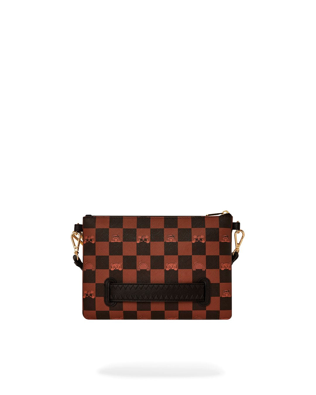 PEEKING CHARACTER CHECK POUCHETTE
