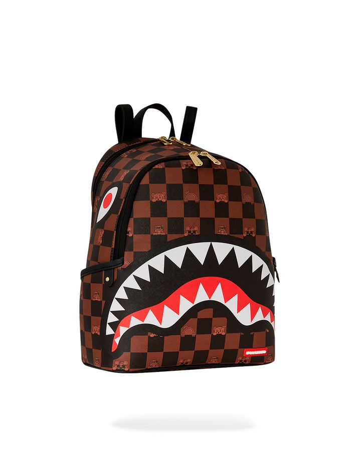 PEEKING CHARACTER CHECK SAVAGE BACKPACK