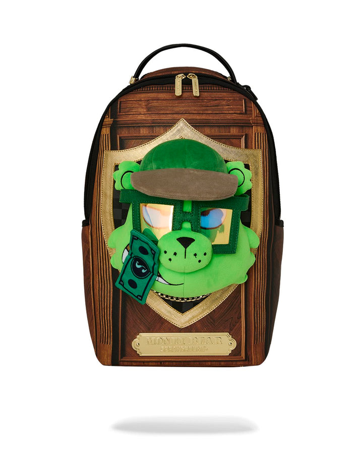 MOUNTED MONEYBEAR HEAD BACKPACK