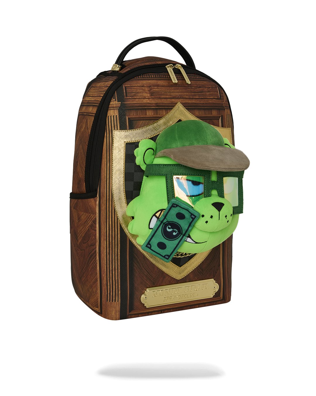 MOUNTED MONEYBEAR HEAD BACKPACK