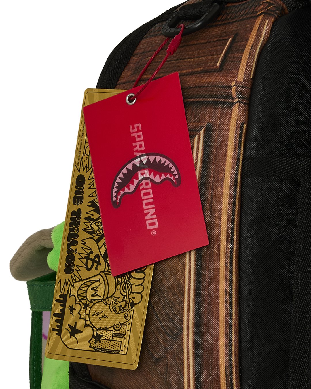 MOUNTED MONEYBEAR HEAD BACKPACK