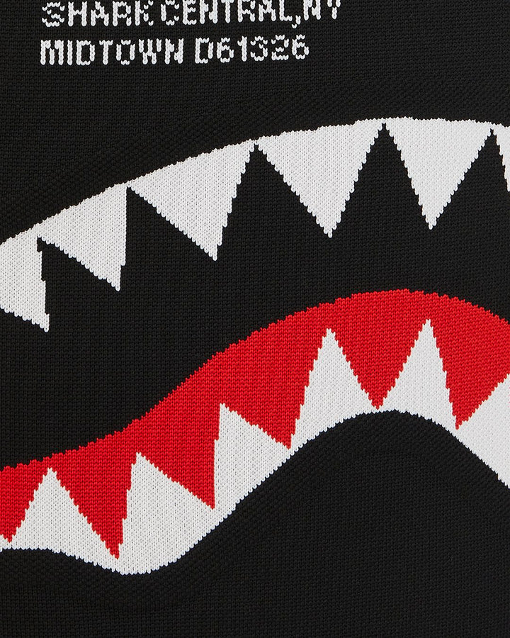 SHARK CENTRAL KNIT BLACK DLX-KNIT BACKPACK