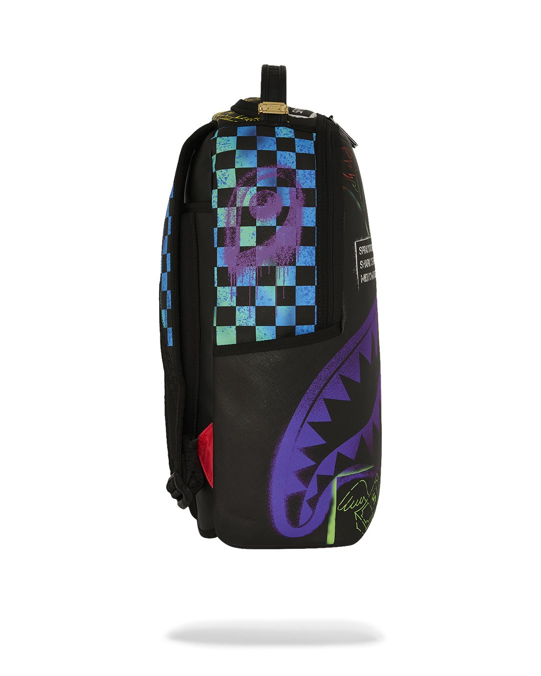 SHARK CENTRAL STENCILS BLACK DLXSV BACKPACK