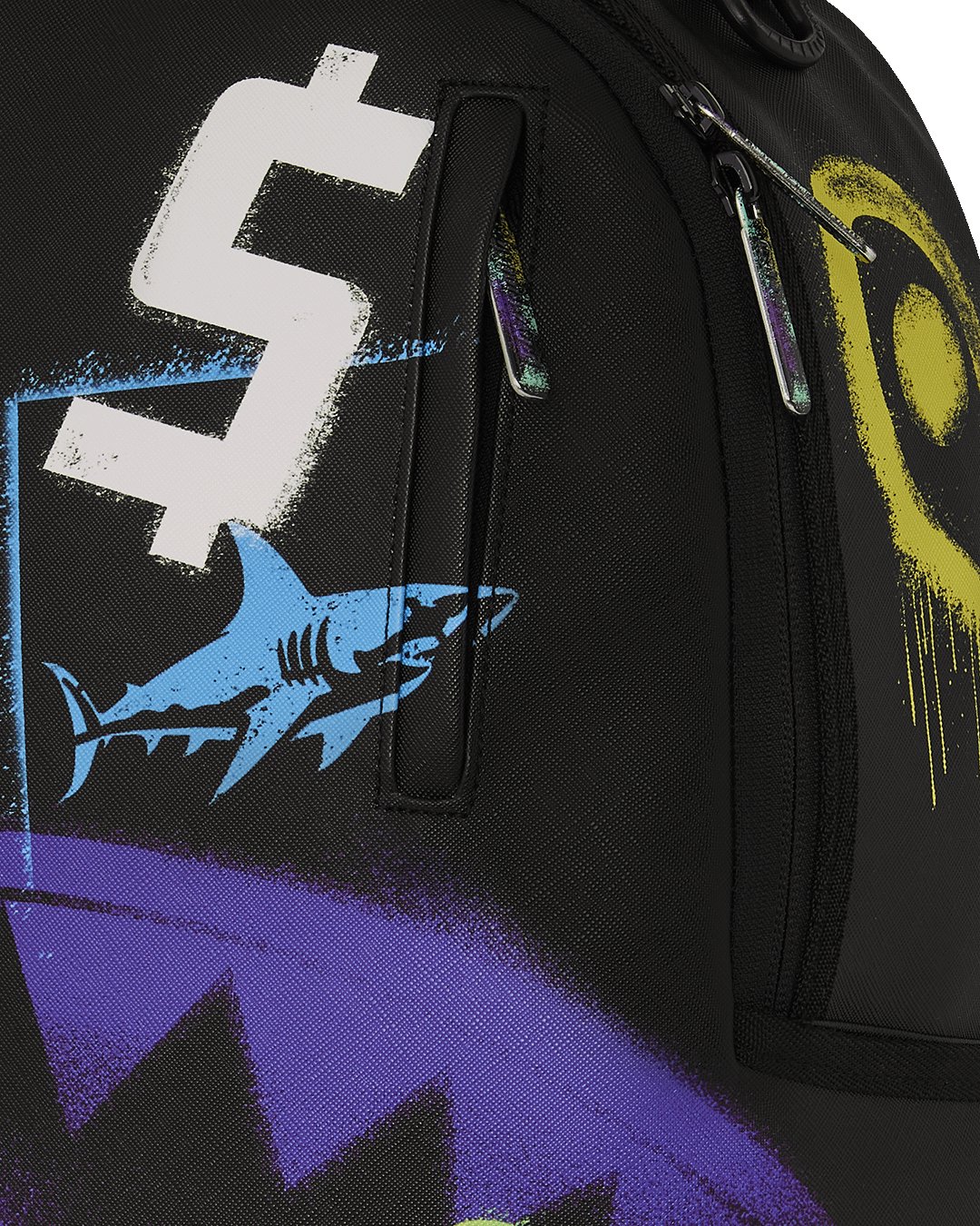 SHARK CENTRAL STENCILS BLACK DLXSV BACKPACK