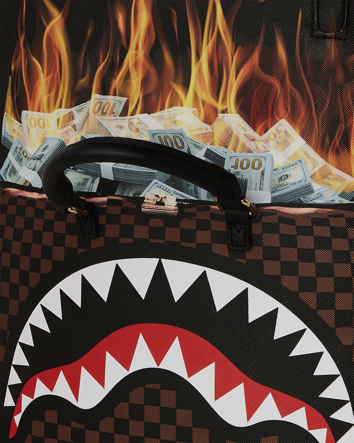 BAG OF MONEY ON FIRE DLXSV