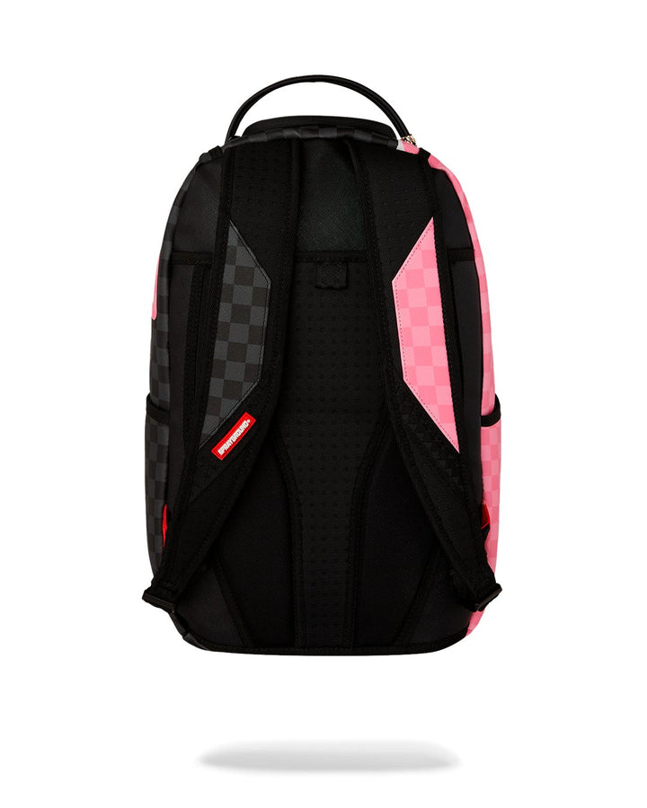 PINK AND BLACK TEAR SIP DLXSV BACKPACK