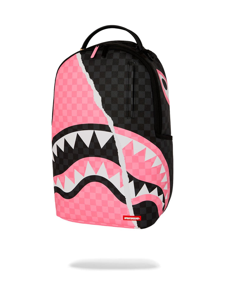 PINK AND BLACK TEAR SIP DLXSV BACKPACK