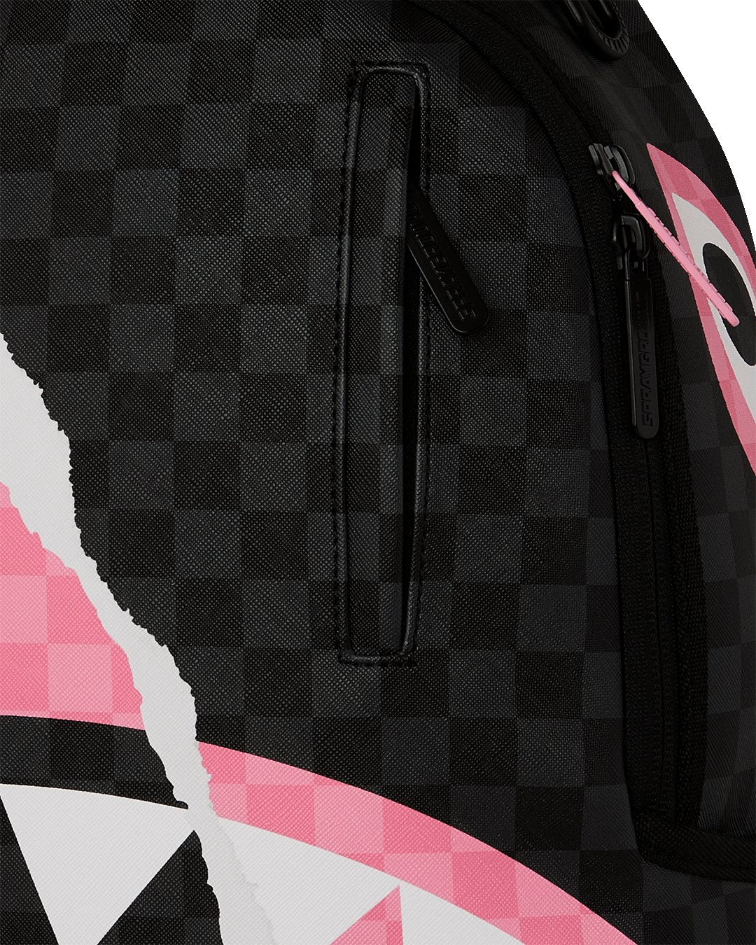 PINK AND BLACK TEAR SIP DLXSV BACKPACK
