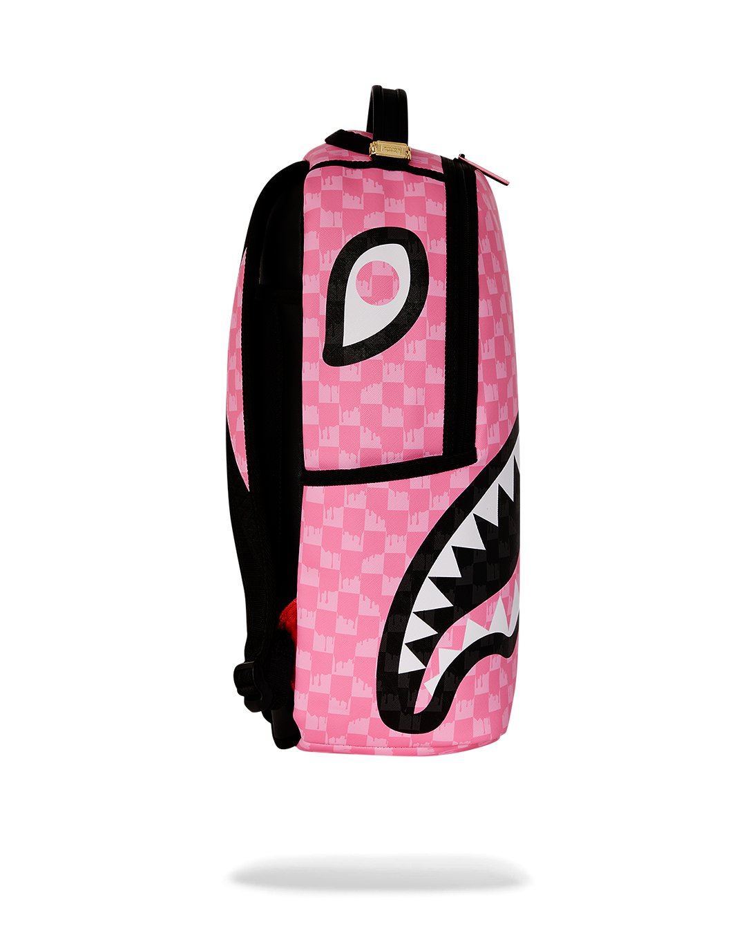 PINK AND BLACK DRIP CHECK DLXSV BACKPACK