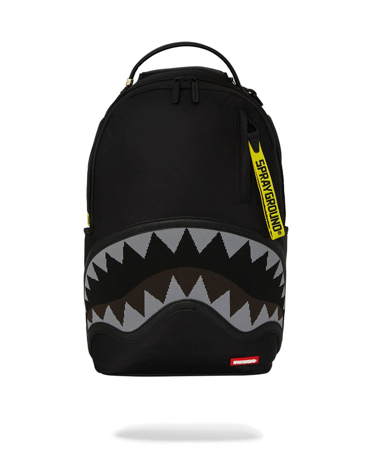 SHARK CENTRAL YELLOW TAPE DLX SATIN BACKPACK