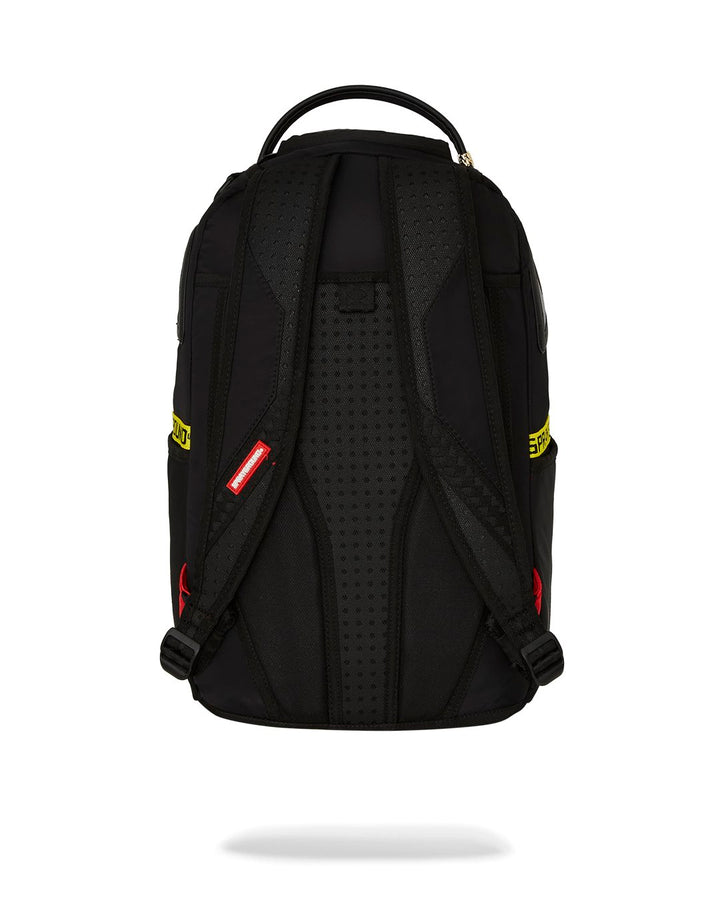 SHARK CENTRAL YELLOW TAPE DLX SATIN BACKPACK