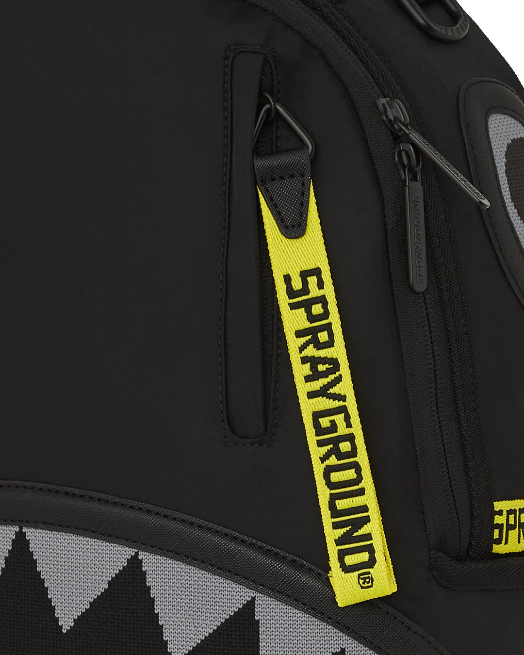 SHARK CENTRAL YELLOW TAPE DLX SATIN BACKPACK