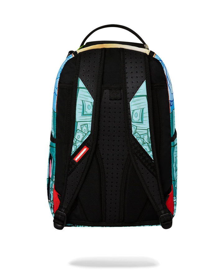 TIMMY SITTNG ON MONEY CHAIR DLXR BACKPACK