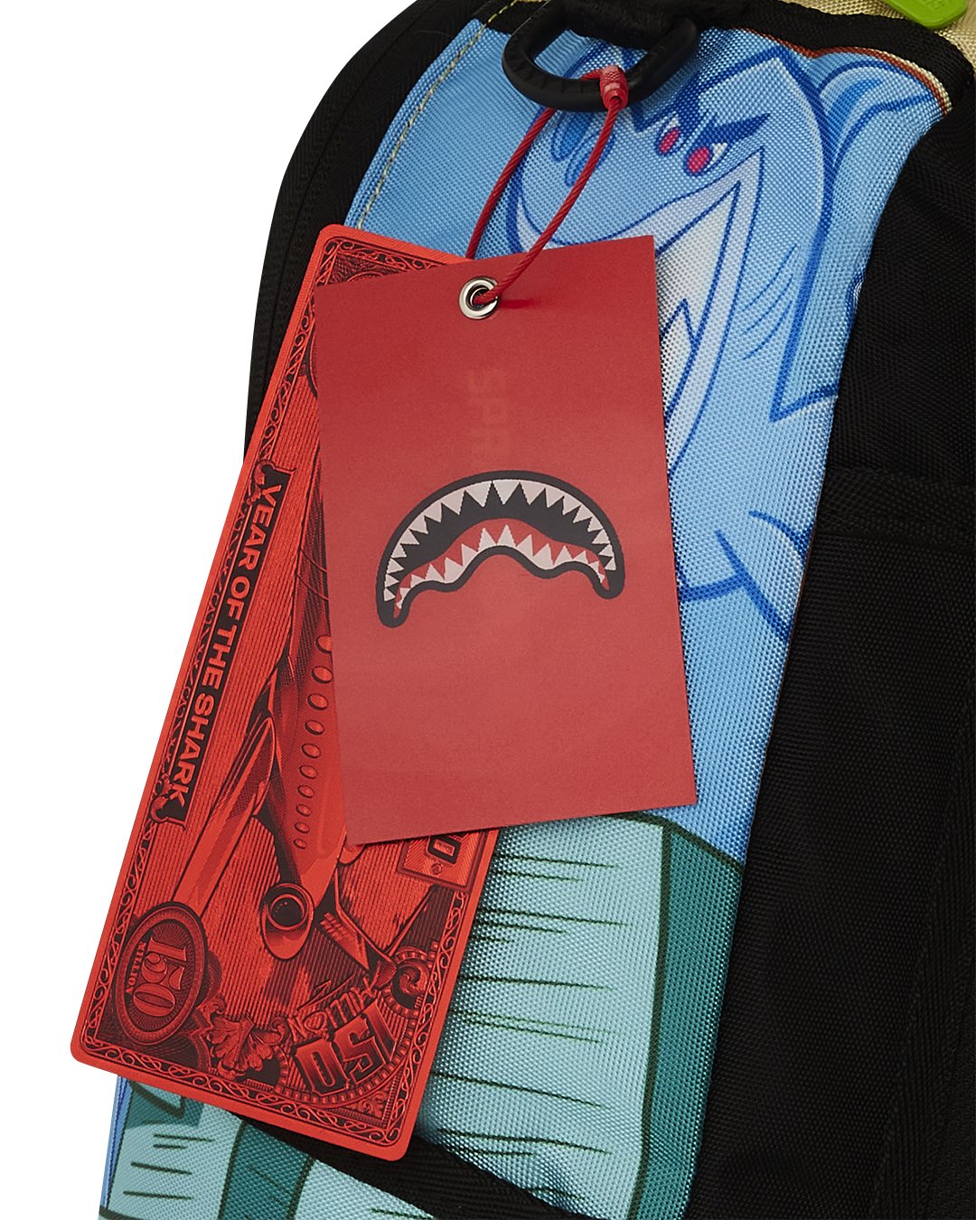 TIMMY SITTNG ON MONEY CHAIR DLXR BACKPACK