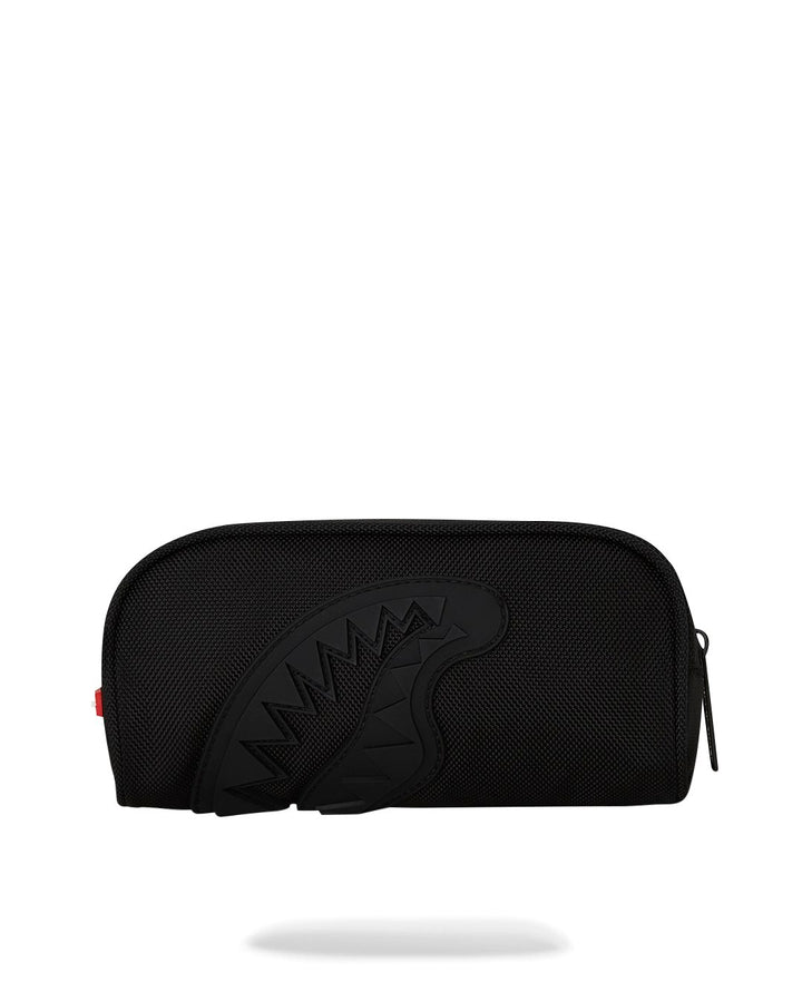 PRINTED ZIPPER SHARK POUCH