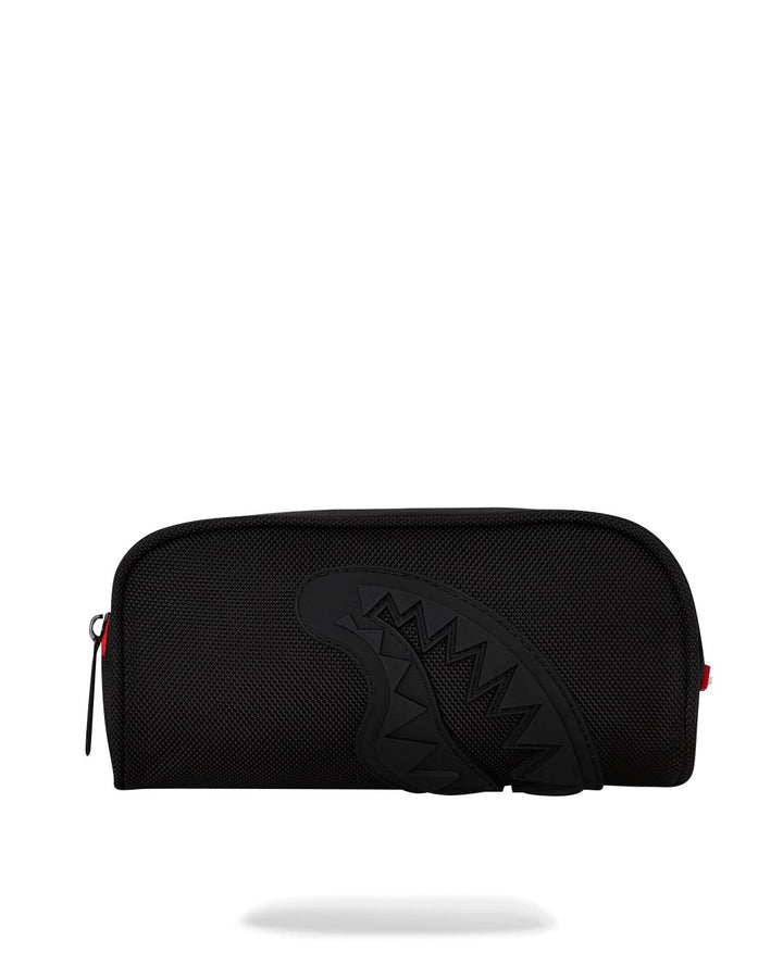 PRINTED ZIPPER SHARK POUCH