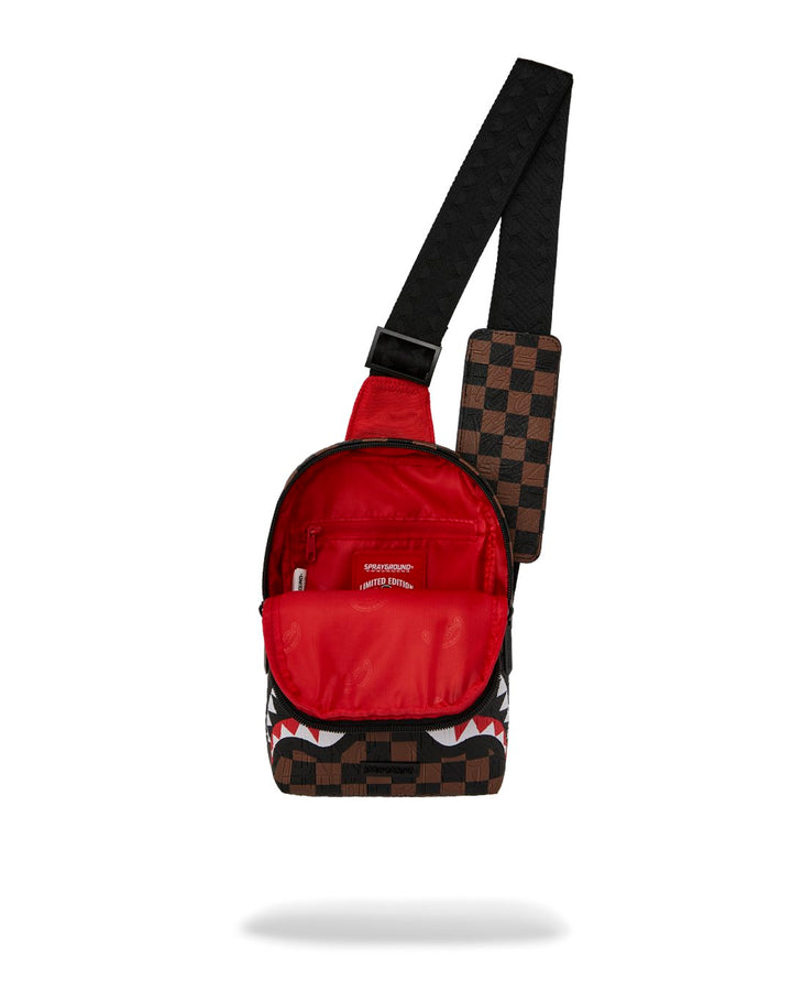 BIG CITY EMBOSS ONE-STRAP SLING BACKPACK