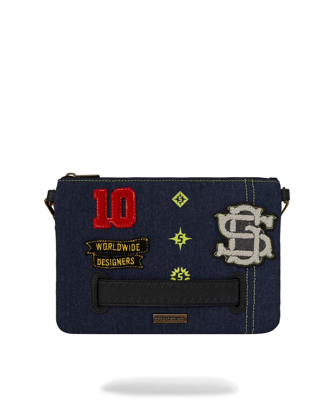 EVISU STYLE CROSSOVER CLUTCH