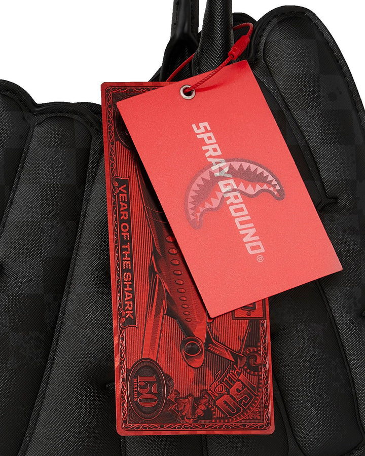 SPRITZ SHARK BUBBLE LETTER HANDBAG