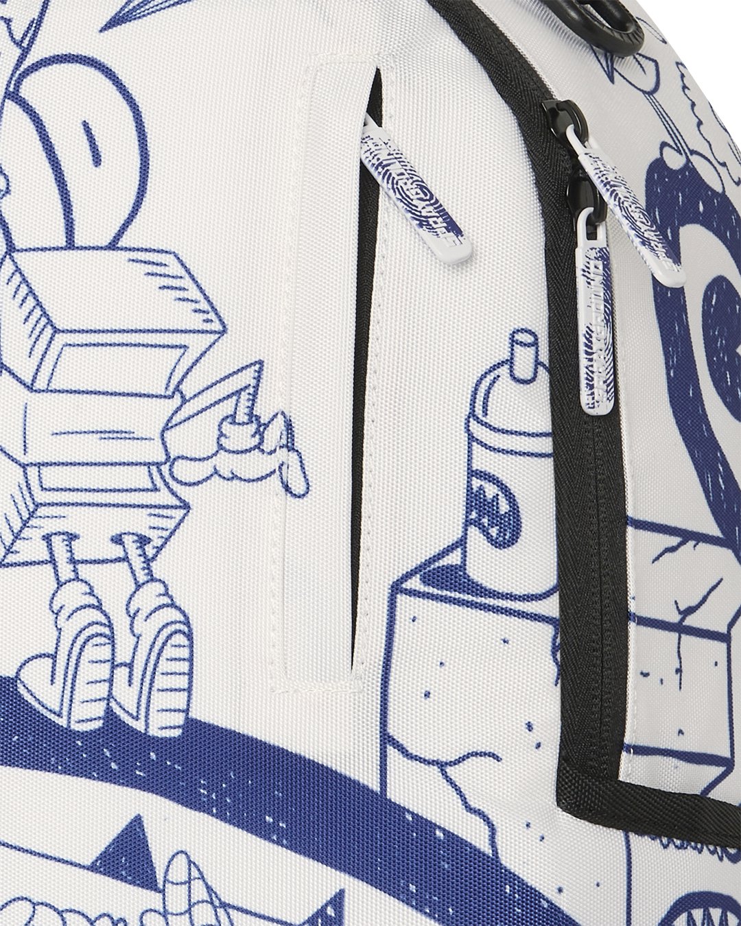 BLUE INK DOODLE DLXSR BACKPACK