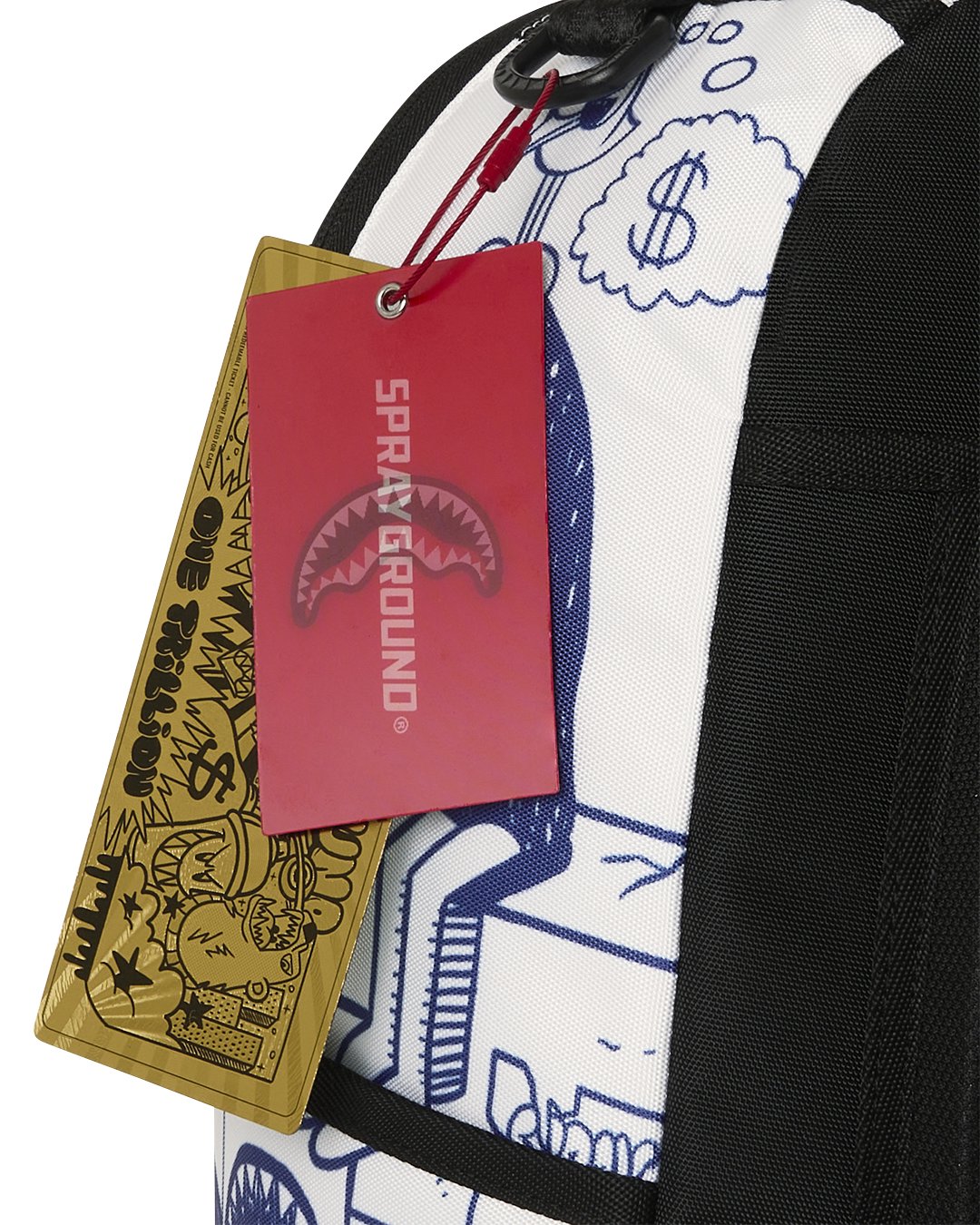 BLUE INK DOODLE DLXSR BACKPACK