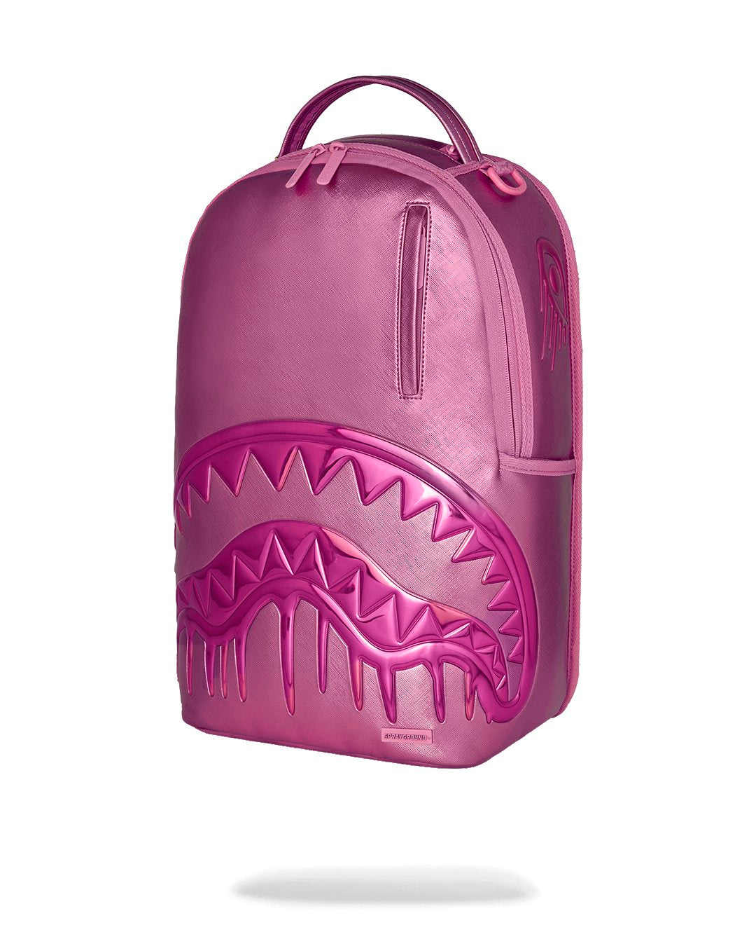 METALLIC PINK METALLIC DRIP BACKPACK