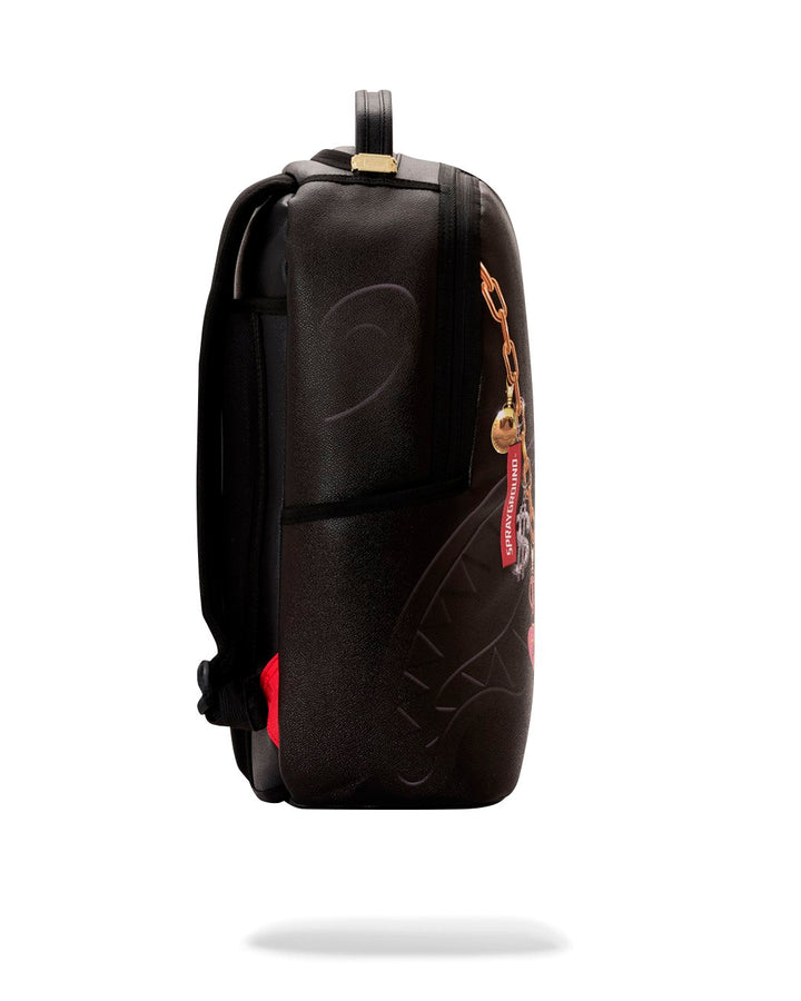 PRINTED HANGING STUFF BACKPACK