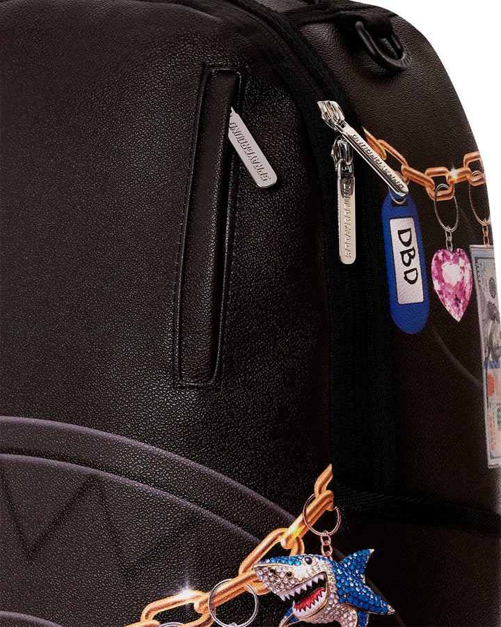PRINTED HANGING STUFF BACKPACK