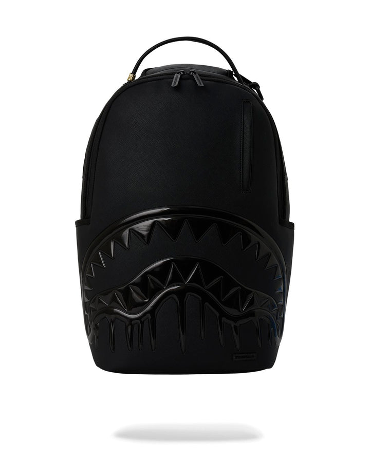 BLACKED OUT METALLIC DRIP BACKPACK