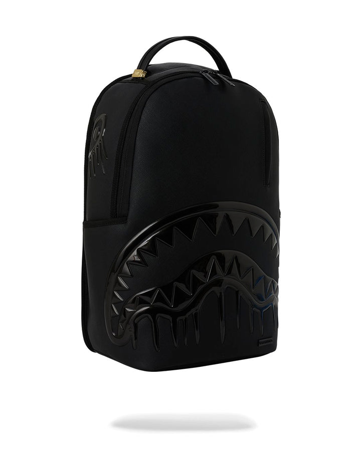 BLACKED OUT METALLIC DRIP BACKPACK