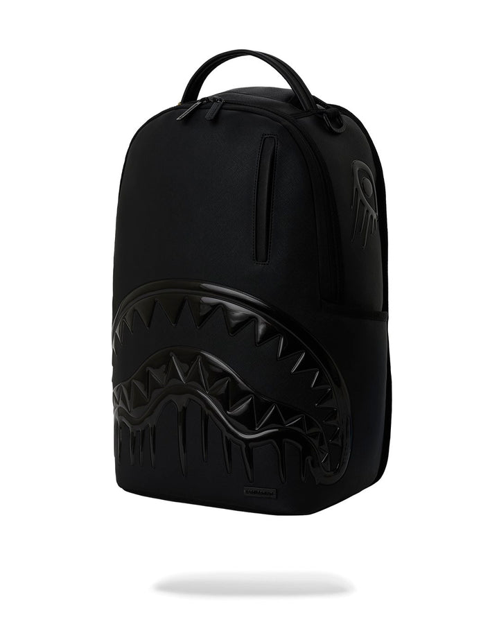 BLACKED OUT METALLIC DRIP BACKPACK
